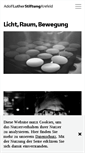 Mobile Screenshot of adolf-luther-stiftung.com